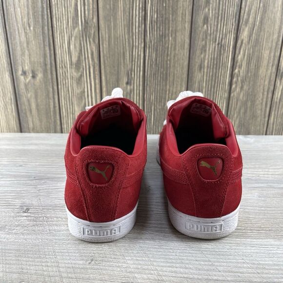 Puma Suede Classic Tones Lace Up  Mens Red Sneakers Casual Shoes 38955002 Sz: 9 - Picture 10 of 16